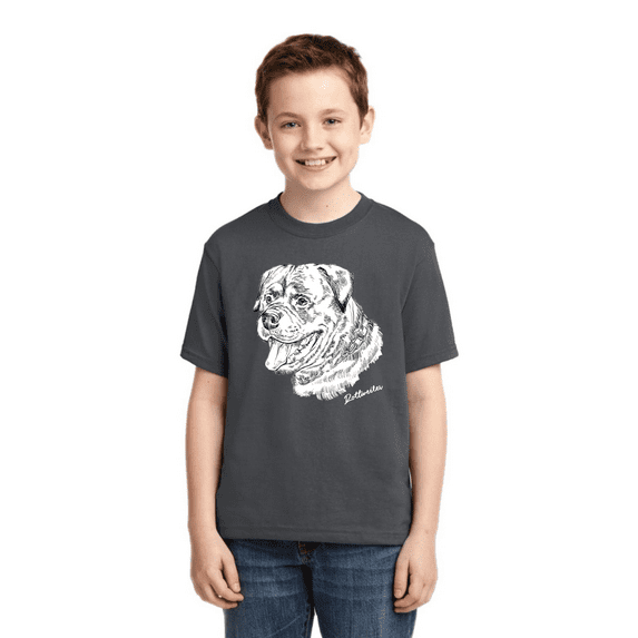 Rottweiler Dog Lover Pet Owner Animal Lover Boys Graphic Youth T-Shirt