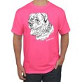 thumbnail image 1 of Rottweiler Dog Lover Pet Owner Animal Lover Graphic T-Shirt, Neon Pink, Medium, 1 of 4