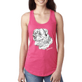 thumbnail image 1 of Rottweiler Dog Lover Pet Owner Animal Lover Ladies Racerback Tank Top, 1 of 1