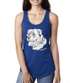 thumbnail image 1 of Rottweiler Dog Lover Pet Owner Animal Lover Ladies Racerback Tank Top, 1 of 1
