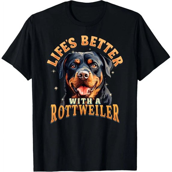 Rottweiler Dog Rott Mom Puppy Rottie T-Shirt Unisex S-5XL Hot Trending Shirt, Vintage Birthday Gift