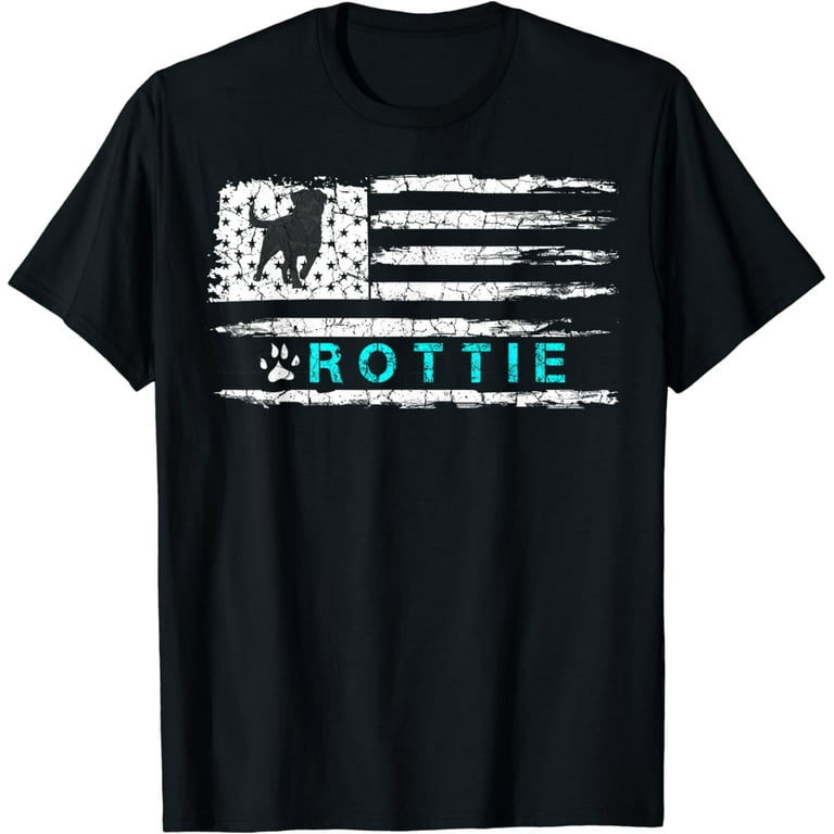 Rottweiler T-Shirt American Flag Patriotic 4th Of July Rottweiler T-Shirt American Flag Patriotic 4th Of July