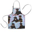 thumbnail image 1 of Rottweiler Dogs Kids Aprons for Girls and Boys,Adjustable Neck Strap Toddler Aprons for Kids Cooking Baking, 1 of 7