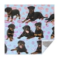 thumbnail image 1 of Rottweiler Dogs Square Tablecloth,Waterproof Square Table Cover,Wipeable Spillproof Washable Table Cover for Home Kitchen Party Decor 42"X42"(107x107cm), 1 of 6