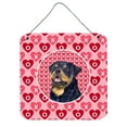 thumbnail image 1 of Rottweiler Hearts Love and Valentines Day Portrait Wall or Door Hanging Prints, 1 of 1