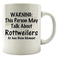 thumbnail image 1 of Rottweiler Humor 11 oz Coffee Mug - Gift for Dog Lovers White Ceramic, 1 of 4