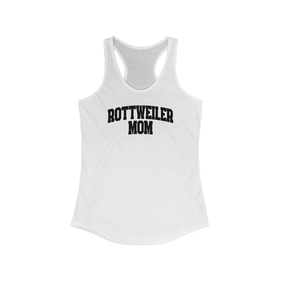 Rottweiler Mom Mother's Day Tank Top Gifts Shirt Womens Sleeveless