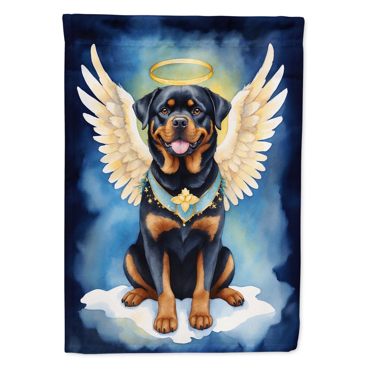 Rottweiler My Angel Garden Flag 11.25 in x 15.5 in
