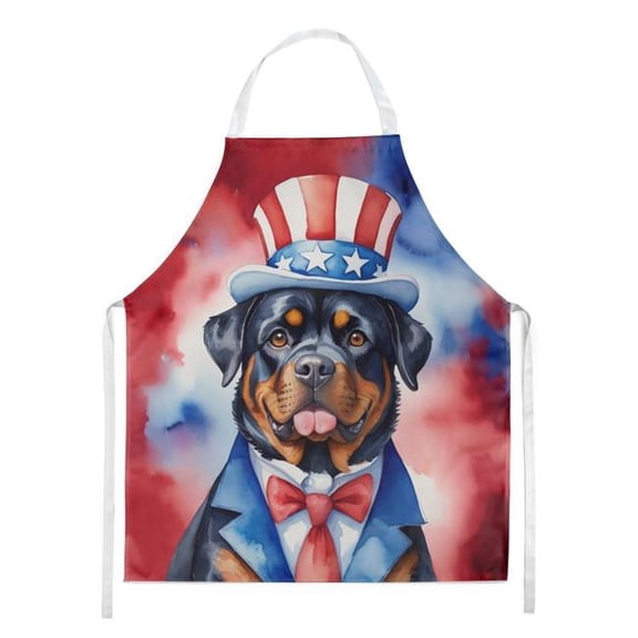 Rottweiler Patriotic American Apron 27 in x 30 in