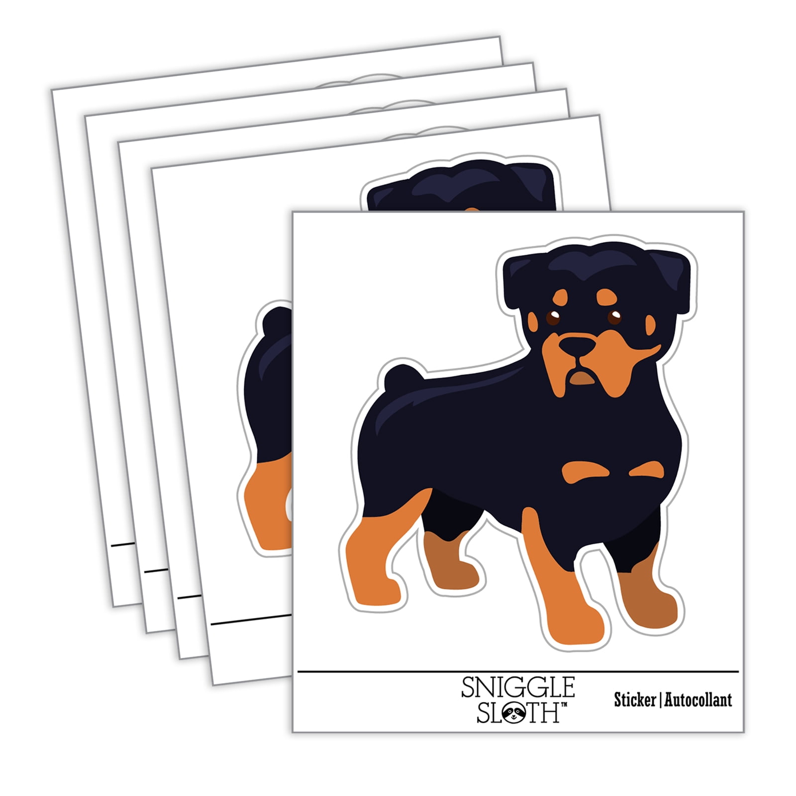 LQRI Rottweiler Rottie Mamma Rottie Papà Set Portachiavi
