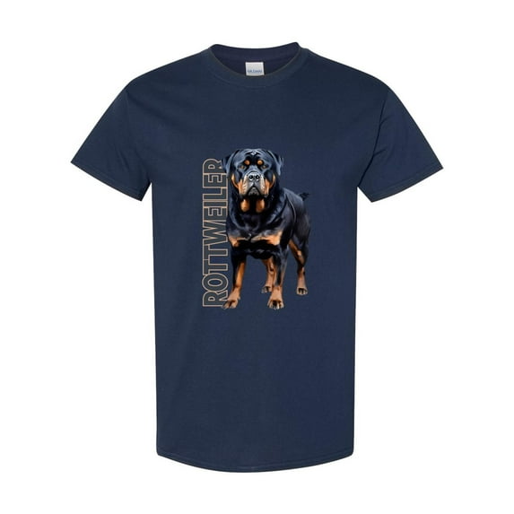 Rottweiler Watercolor Dog Breed Animal Guard Lover T-Shirt, for men & women, up to size 5XL