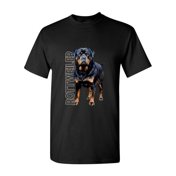 Rottweiler Watercolor Dog Breed Animal Guard Lover T-Shirt, for men & women, up to size 5XL