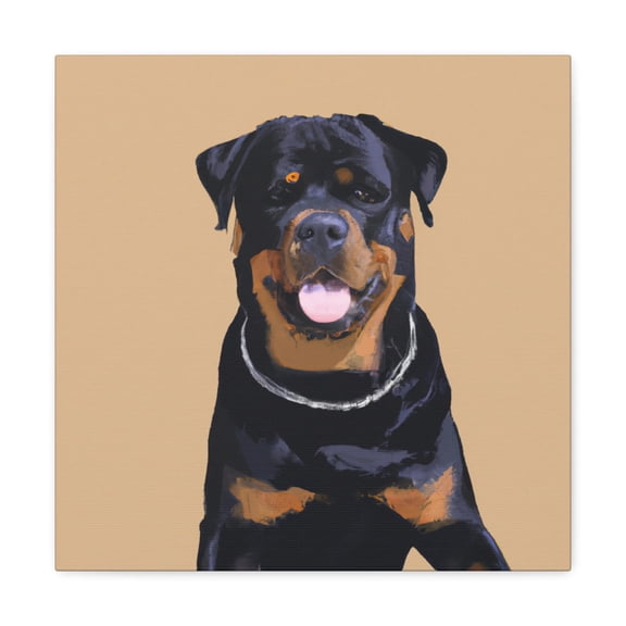 Rottweiler in Simplicity - Canvas