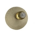 thumbnail image 1 of Rotunda Round 15" in Diameter Woven Placemat Wipes Clean Metallic Gold 1ct., 1 of 1