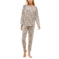 thumbnail image 1 of Roudelain Womens Fuzzy Luxe Lounge Set, 1 of 1