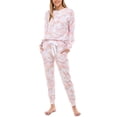 thumbnail image 1 of Roudelain Womens Long Sleeve Henley Top & Jogger Lounge Set, 1 of 1