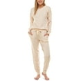 thumbnail image 1 of Roudelain Womens Long Sleeve Top & Jogger Lounge Set,Scattered Starry Foil,Large, 1 of 3