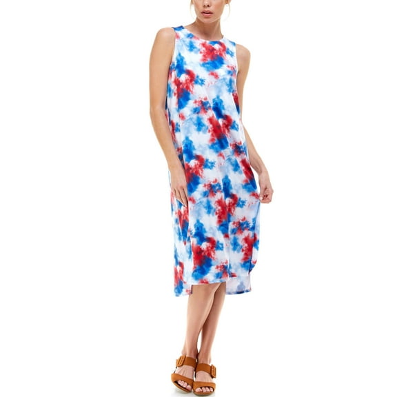 Roudelain Womens Printed Maxi Loungewear Nightgown