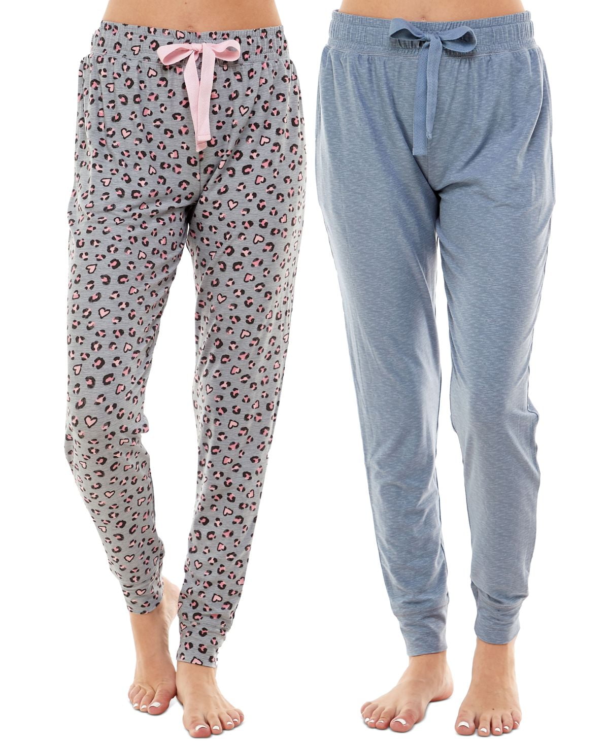 Roudelain Womens Ultra-Soft Jogger Pajama Bottoms, Set of 2 - Walmart.com