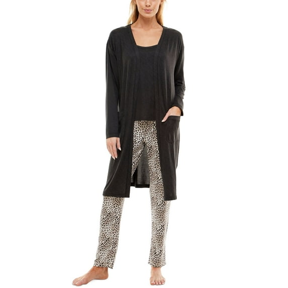 Roudelain Womens Whisper Luxe Cardigan, Tank Top & Leggings Set