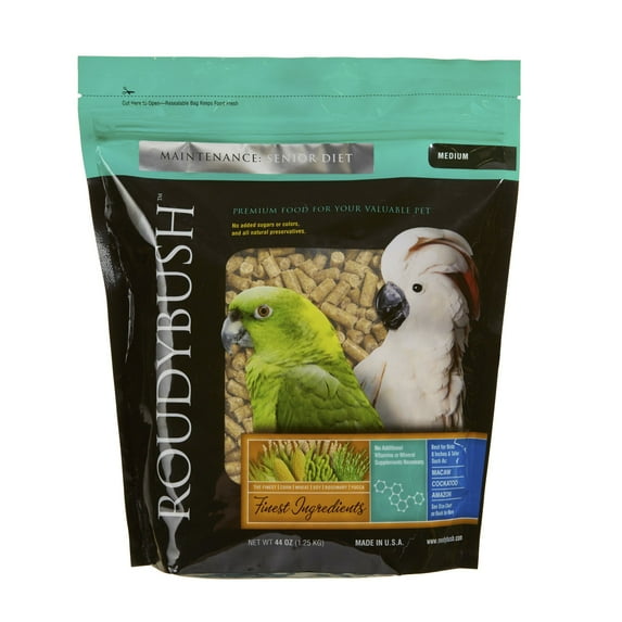 Roudybush Senior Diet, Small Pellets, 44 oz.