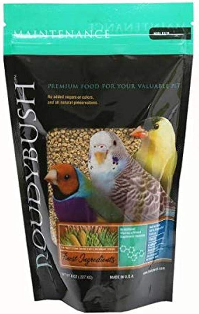 Roudybush Daily Maintenance Bird Food, Nibles, 8Ounce