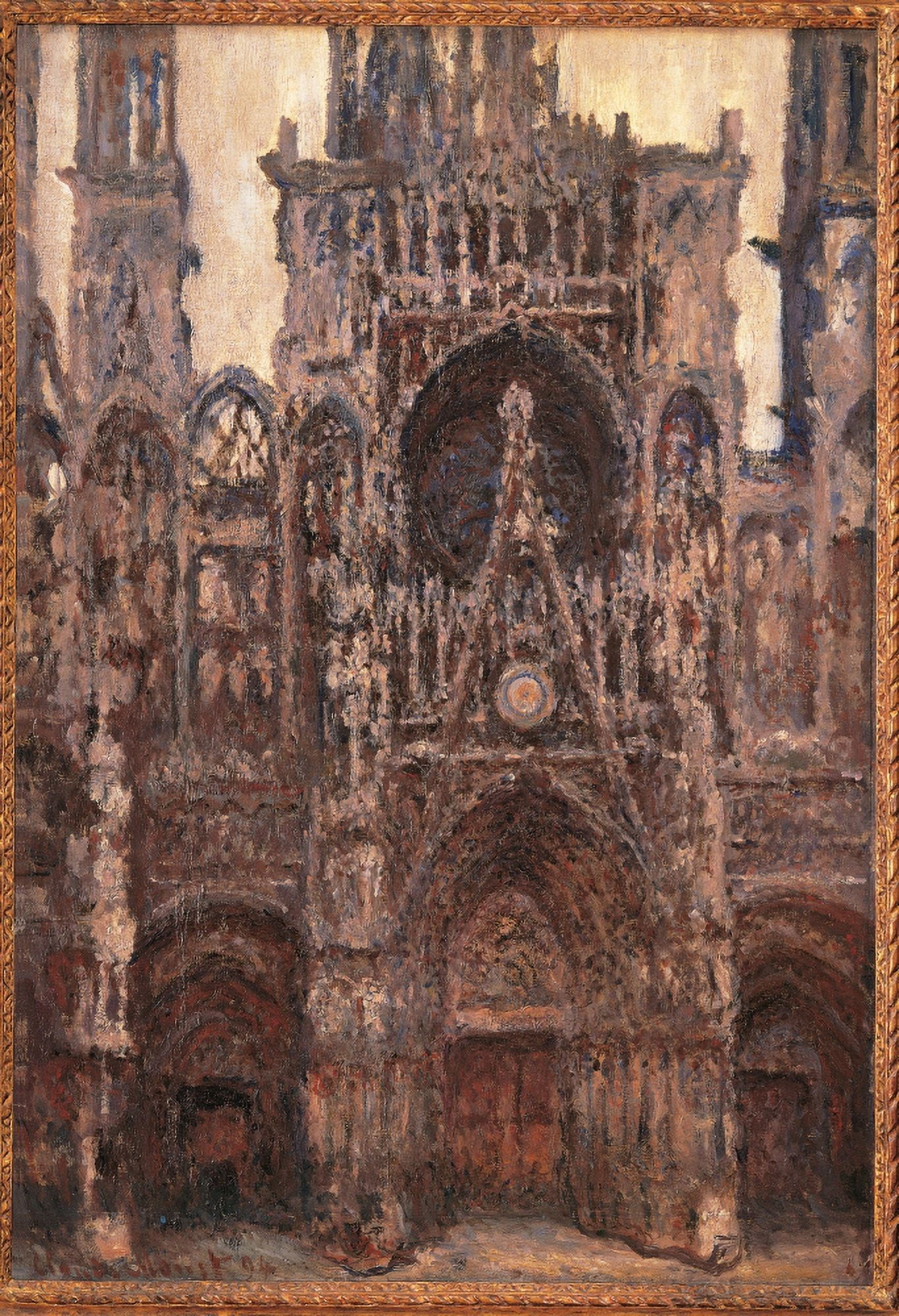 Rouen Cathedral Canvas Art - (18 x 24)