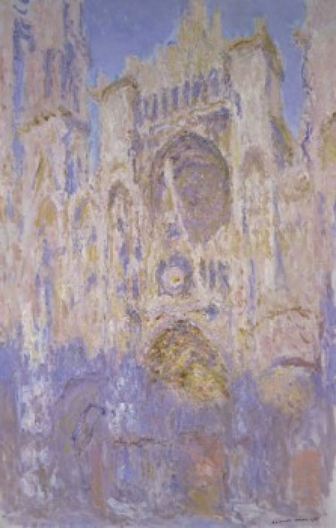 Rouen Cathedral Effects of Sunlight Sunset 1894 Claude Monet (1840-1926French) Oil on canvas Musee Marmottan Paris Canvas Art - Claude Monet (24 x 36)