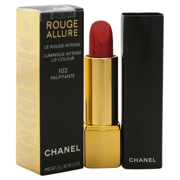 Rouge Allure Luminous Intense Lip Colour - 102 Palpitante by Chanel for  Women - 0.12 oz Lipstick
