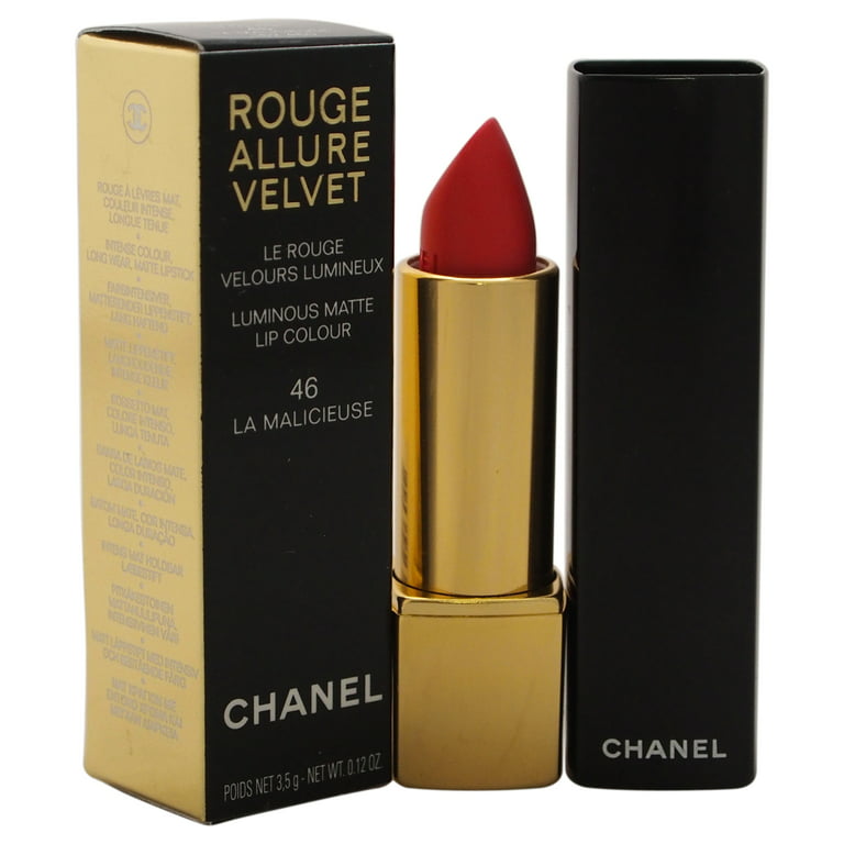 Rouge Allure Velvet Luminous Matte Lip Colour - # 46 La Malicieuse by  Chanel for Women - 0.12 oz Lip