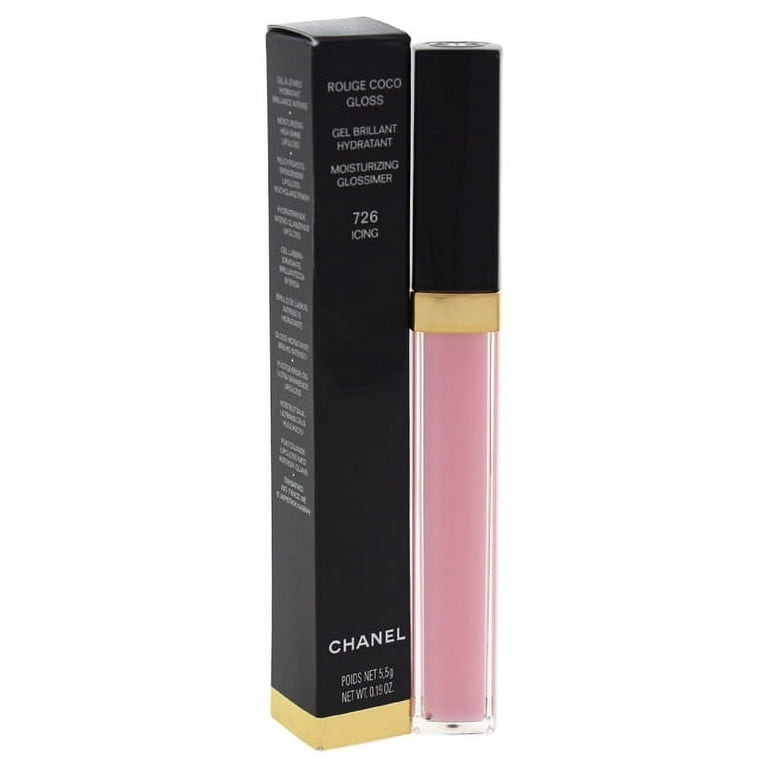 Rouge Coco Gloss Moisturizing Glossimer - # 726 Icing by Chanel for Women - 0.19  oz Lip Gloss 