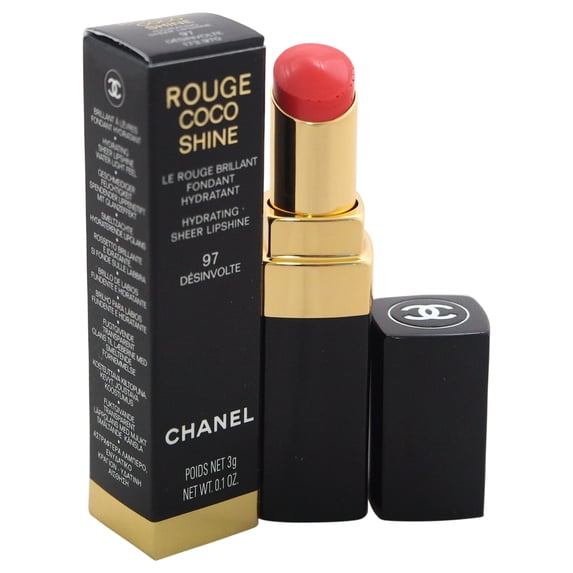 Rouge Coco Shine Hydrating Sheer Lipshine - # 97 Shine Desinvolte by Chanel for Women - 0.10 oz Lipstick