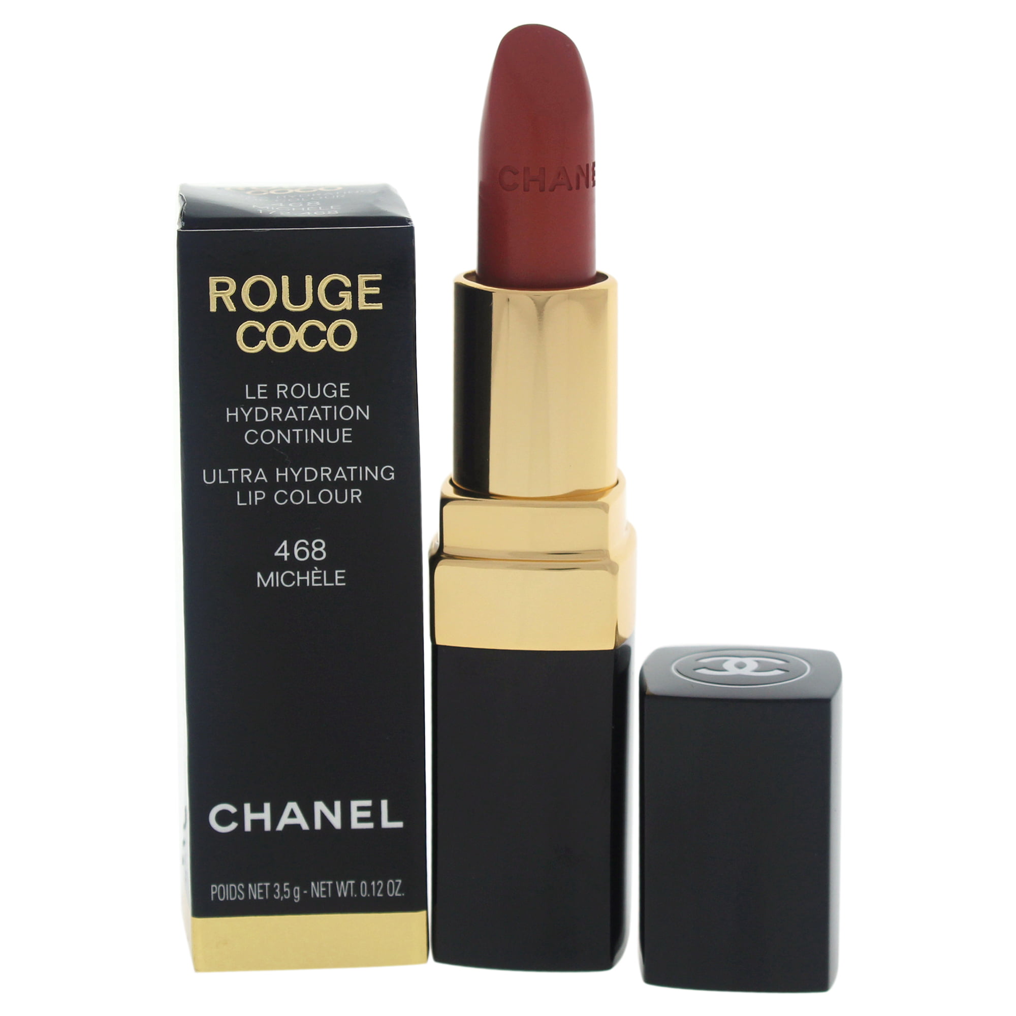 Rouge Coco Ultra Hydrating Lip Colour - # 468 Michele by Chanel for Women -  0.12 oz Lipstick