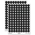 thumbnail image 1 of Rough Coated Jack Russell Terrier Parson Dog Outline 200+ Round Stickers - Black - Matte Finish - 0.50" Size, 1 of 3