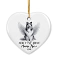 thumbnail image 1 of Rough Collie Memorial Ceramic Ornament Gift for Rough Collie Lover, Personalized Name & Year Loss Rough Collie Remembrance Christmas Ornament 2025, Custom Rough Collie Angel Wings Ceramic Ornament, 1 of 6