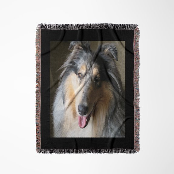 Rough Collie, Woven Blanket