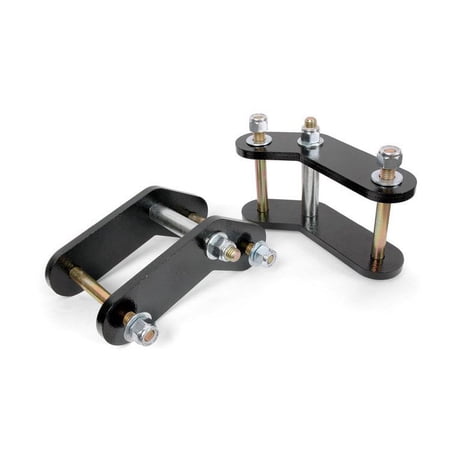 Rough Country 1-1.375" Boomerang Lift Shackles (fits) 1976-1995 Jeep Wrangler YJ / 76-86 CJ5 CJ7 CJ8 Rear | RC0403