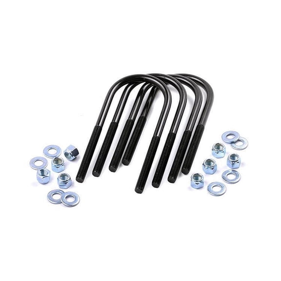 Rough Country 1/2" Round Suspension U-Bolts | 1/2 x2.75 x 12.5 - 7647