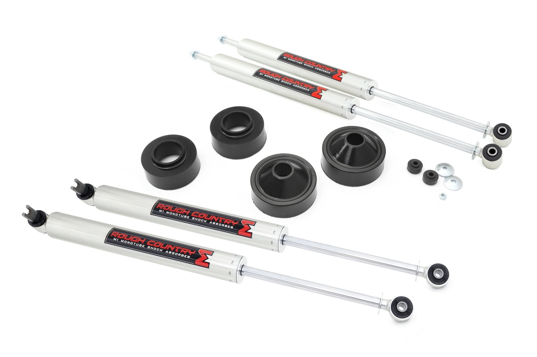 Rough Country 1.75" Lift Kit for 2007-2018 Jeep Wrangler JK - 65140