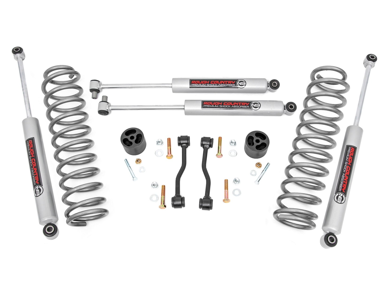 Rough Country 2.5" Leveling Kit for 2020-2023 Jeep Gladiator JT 4WD - 64830B