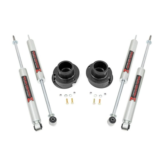 Rough Country 2.5" Leveling Kit w/M1 Shocks for 14-22 Ram 2500/3500 4WD - 37741 Fits select: 2019-2022 RAM 2500 TRADESMAN, 2018 RAM 2500 ST