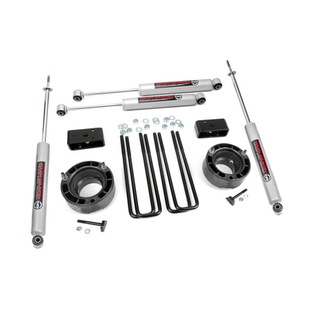 Rough Country 2.5" Leveling Kit w/N3 Shocks for 1994-2001 Ram 1500 4WD - 362.20