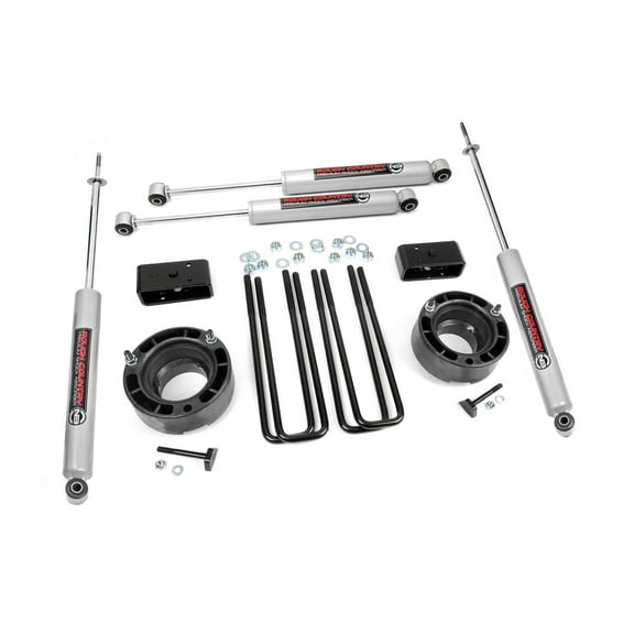 Rough Country 2.5" Leveling Kit w/N3 Shocks for 1994-2001 Ram 1500 4WD - 362.20