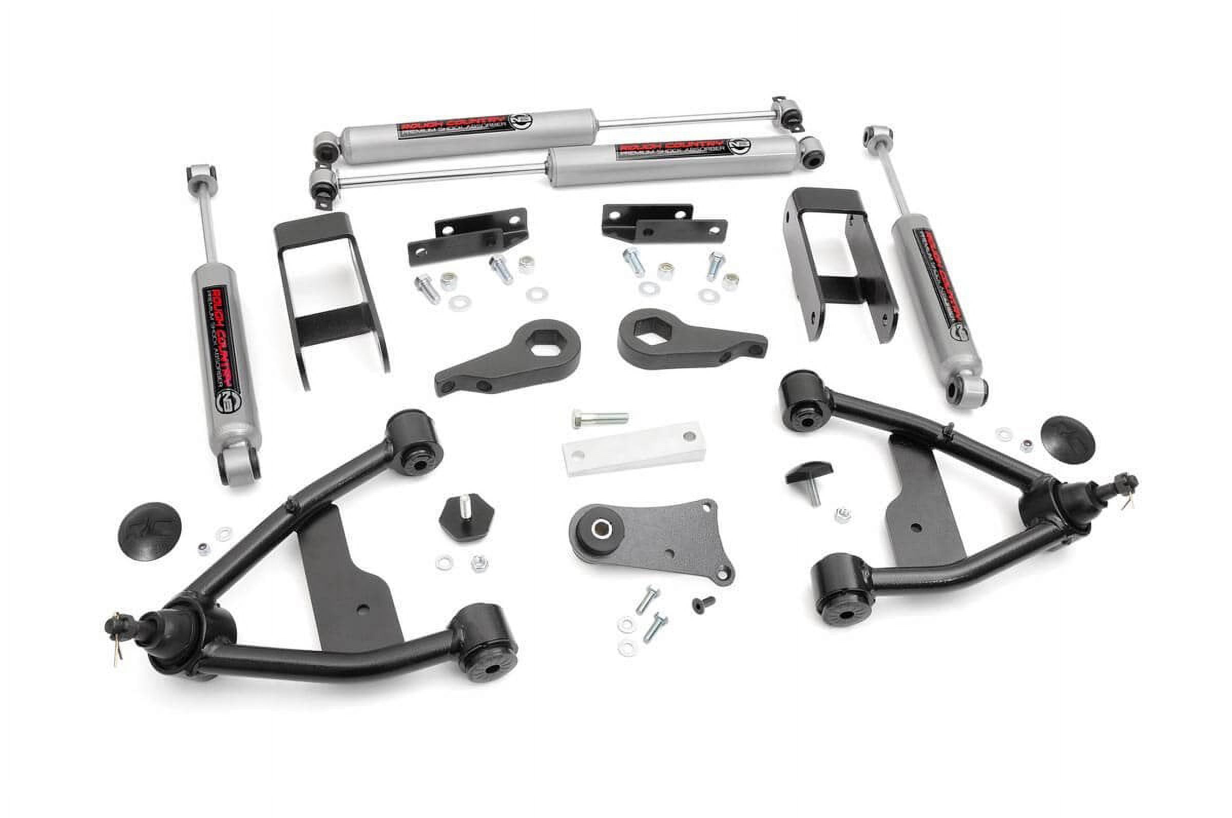 Rough Country 2.5" Lift Kit (fits) 1982-2004 Chevy S10/S-10 Blazer | GMC S15/S-15 Jimmy/Sonoma 4WD | N3 Shocks | 24230