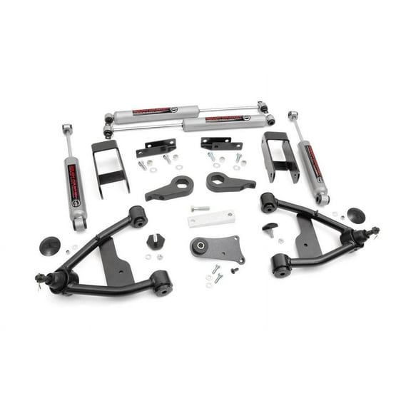 Rough Country 2.5" Lift Kit (fits) 1982-2004 Chevy S10/S-10 Blazer | GMC S15/S-15 Jimmy/Sonoma 4WD | N3 Shocks | 24230