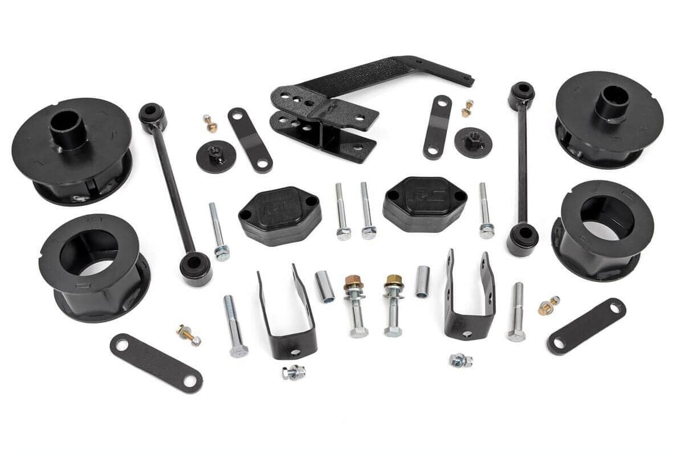 Rough Country 2.5" Lift Kit (fits) 2007-2018 Jeep Wrangler JK | Series II | Suspension System | 635