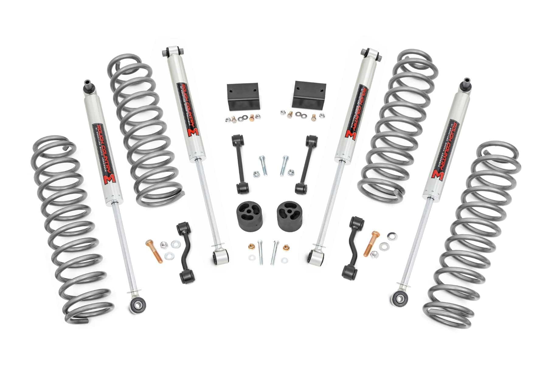 Rough Country 2.5" Lift Kit w/M1 for 2024-2026 Jeep Wrangler JL | 2-Door - 79640