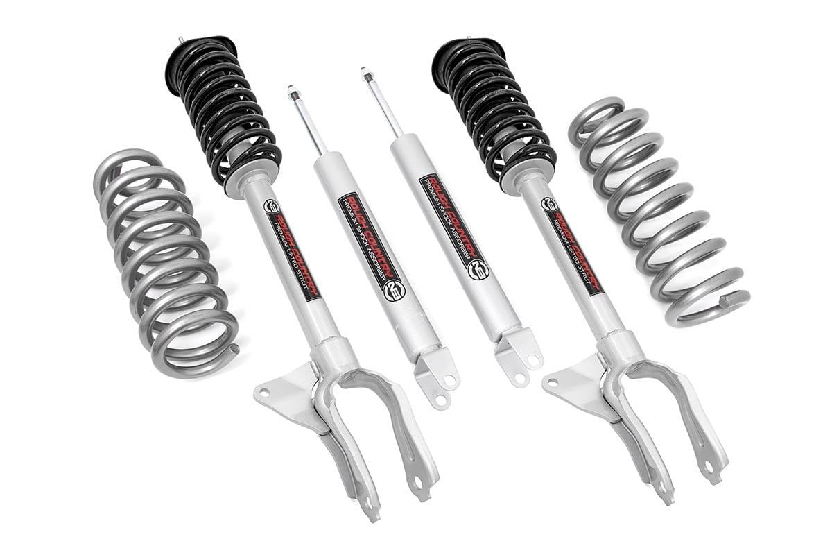 Rough Country 2.5 Lift Kit w/N3 Struts for 16-22 Jeep Grand Cherokee WK2 - 91430 Fits select: 2021 JEEP GRAND CHEROKEE LIMITED