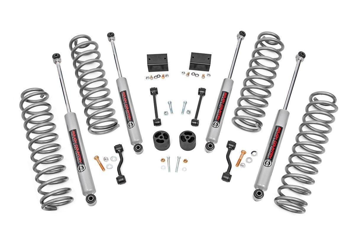 Rough Country 2.5" V2 Lift Kit for 2018-2023 Jeep Wrangler JL | 2-Door - 91370