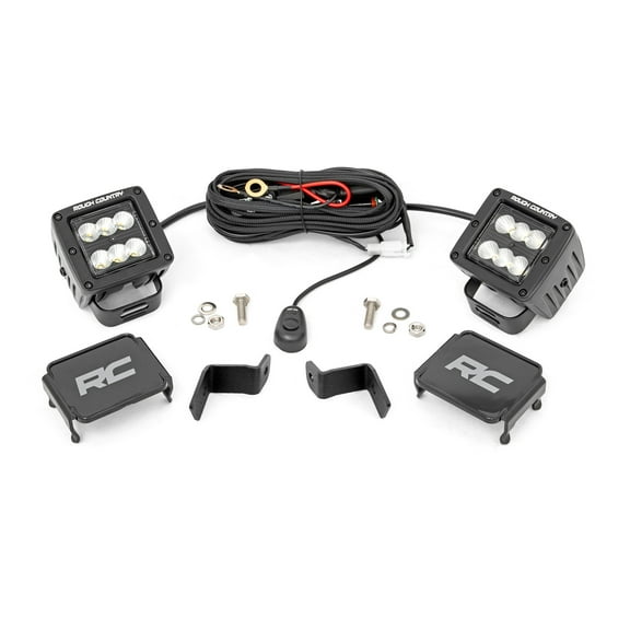 Rough Country LED Ditch Light Kit for 2015-2026 Ford F-150 | Flood - 71029